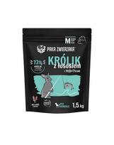 PACK OF ANIMALS Seventh Heaven sausas triušių ėdalas su lašiša M 1,5 kg
