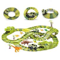 Extralink TOYS LARGE CAR RACE TRACK DINOSAUR DINO PARK XXL 271 EL