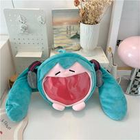 Hatsune Miku rankinė per petį Nauja kuprinė Miela anime mergaitės pliušinė animacinė Kawaii kuprinė Studentų krepšys Paketas Vaikų dovanos Žaislai