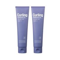 Mise en Scène Curling Essence 2X Tūrio garbanų kremas | Korėjietiškas garbanų stiprintuvas banguotiems ir besišiaušiantiems plaukams 150ml x 2