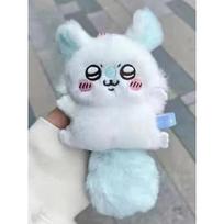 Anime MINISO Čikavos pliušinis pakabukas žaislas Pūkuota lėlė Iškamša Kawaii figūrėlė Pliušinis žaisliukas Peluche Rankinės aksesuaras Mergaitės gimtadienio dovanos balta