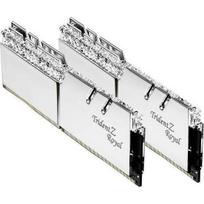 G.Skill PC 32GB (2x16GB) DDR4-3600 CL18 DIMM Memory Kit, RGB, Silver | F4-3600C18D-32GTRS | 4713294223067