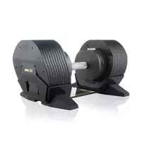 Adjustable dumbbell TUNTURI MX55 Dumbbell 4.5-24.9 kg, knurled