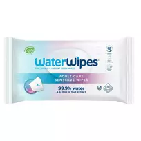 WATERWIPES_Adult Care Sensitive Wipes vandens drėgnos servetėlės XL 30vnt.