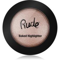 Rude Cosmetics Baked Highlighter profesionalų lygio švytėjimo suteikianti presuota pudra atspalvis All Eyes On Me 7 g