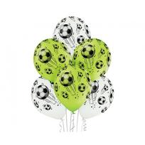 Balionai su kamuoliu futbolo tema "Futbolas" (6 vnt./30 cm)