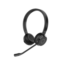 Jabra Evolve 65 TE MS Stereo Link390a Belaidės ausinės, Bluetooth, USB-A, Juoda