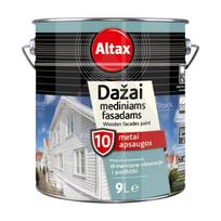 Medinių fasadų dažai ALTAX pilka 9 L