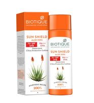 Biotique Alavijo Veido Kremas nuo Saulės SPF 75+ UVA UVB Apsauga 190ml Natūralūs Augaliniai Ekstraktai Visiems Odos Tipams