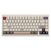 Epomaker TH80 Pro V2 Mechanical Keyboard Wisteria Linear Switch white/white