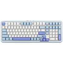 Epomaker TH99 Creamy Jade Switch mechanical keyboard white and blue