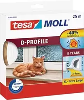 Ecost prekė po grąžinimo TESA H0538900 05389000 MOLL D DROVELIJOS DURŲ IR LANGŲ, BALTOJŲ, 25 m x 9 m