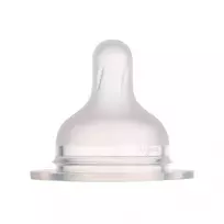 CANPOL BABIES silikoninis žindukas S formos buteliukui S (mini) 2 vnt., 59/891