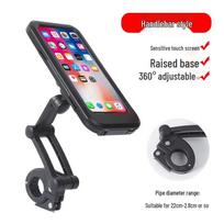 Atsparus vandeniui ir smūgiams telefono laikiklis elektriniam paspirtukui, dviračiui ir motociklui - Juodoji technologija Basic Electric Vehicle Phone Holder