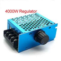 4000W 220V AC SCR įtampos reguliatorius dimeris elektrinio variklio greičio reguliatorius NAUJAS 4000W