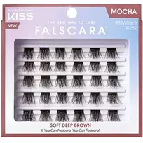 Kiss My Face Falscara Multi Wisps Mocha blakstienos ( 24 vnt. )