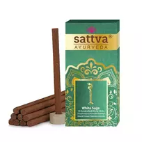 SATTVA_Incense Sticks Indijos baltojo šalavijo smilkalai 20g