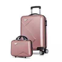 Lagaminų rinkinys (2 dalys), Myvalice, 8282, Rose Gold, 37 L