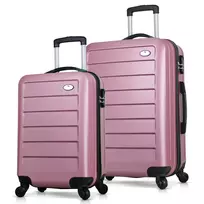 Lagaminų rinkinys (2 dalys), Myvalice, 6363, Rose Gold, 70 L