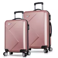 Lagaminų rinkinys (2 dalys), Myvalice, 6851, Rose Gold, 70 L