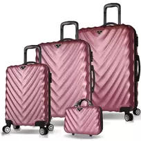 Lagaminų rinkinys (4 dalys), Myvalice, 7248, Rose Gold, 37 L