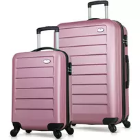 Lagaminų rinkinys (2 dalys), Myvalice, 6431, Rose Gold, 100 L