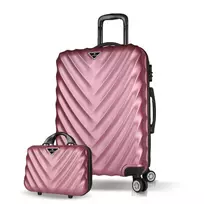 Lagaminų rinkinys (2 dalys), Myvalice, 7408, Rose Gold, 70 L