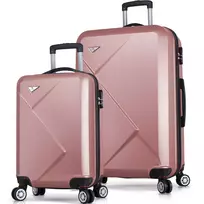 Lagaminų rinkinys (2 dalys), Myvalice, 6929, Rose Gold, 100 L