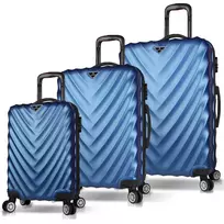 Lagaminų rinkinys (3 dalys), Myvalice, 6654, tamsiai mėlyna, 37 l