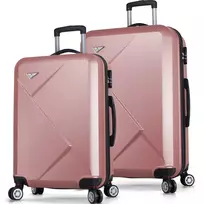 Lagaminų rinkinys (2 dalys), Myvalice, 6998, Rose Gold, 100 L