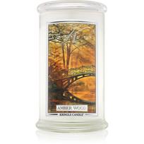 Kringle Candle Amber Wood kvapioji žvakė 624 g