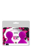 Krūtų spenelių siurbliai rožiniai Lit-up nipple suckers