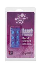 Jelly joy mėlyna tekstūru varpos mova