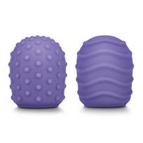 Le Wand Petite masažuoklio tekstūriniai dangteliai violetiniai