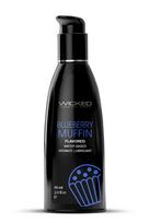 WICKED AQUA 60 ml vandens pagrindo lubrikantas su mėlynių keksiuko skoniu