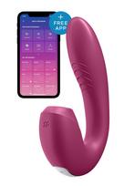 SATISFYER SUNRAY vibratorius ir klitorio stimuliatorius violetinis