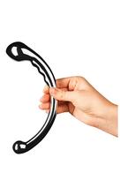 Le Wand Hoop lenktas formos metalinis dildo