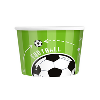 Ledų indeliai „Futbolas“ (6 vnt./150 ml)