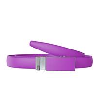 Moteriškas automatinis odinis diržas dideliems dydžiams 120 cm violetinė