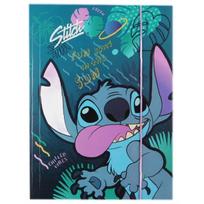 Aplantas-dėklas su gumele Disney Blue "STITCH" Motyvas nr.3, A4