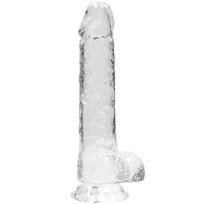 Falo imitatorius Crystal Clear (19 cm) (skaidrus)