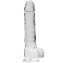 Falo imitatorius Crystal Clear (22 cm) (skaidrus)