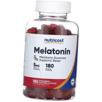 Kramtomasis Melatoninas, Melatoninas 5 Guminukai, Nutricost 180 tabl Braškių (72647037) 180tab Strawberry