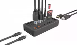 ICY BOX 10w1 | M.2 NVMe SSD | HDMI 4K 60Hz | PD 3.0