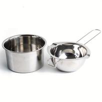 2 vnt./kompl. 13,53 oz Žvakių gamybos rinkinys „pasidaryk pats“ vaško lydymo indai šokoladui, saldainiams, muilui - metalo amatų įrankiai ir reikmenys 2pcs/set