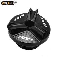 Motociklų Aksesuarai Alyvos Pripildymo Dangtelio Varžtai Variklio Alyvos Puodelis Skirtas FOR YAMAHA YZF-R6 YZFR6 1999 2000 2001 2002 2003 2004 2005 2006 juoda