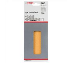 Bosch šlifavimo popierius C470, 93 x 230 mm, 80 grūdėtumas, 10 vnt.