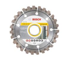 Universalus deimantinis pjovimo diskas Bosch,115 x 22,23 x 2,6 mm, 1 vnt.