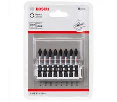 Bosch sukimo antgalių rinkinys Impact Control, 8 vnt, PZ2, 50 mm
