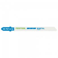 Festool siaurapjūklio pjūklelis METAL STEEL/STAINLESS STEEL HS 75/1,2 BI/5 (5 vnt)